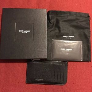 Saint Laurent card holder